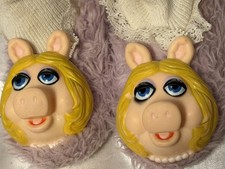 RARE! Miss Piggy Vintage 1982 Muppets Henson Children’s Girls Slippers 7-8 USA Meisjes slippers price