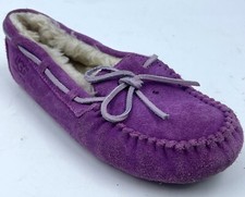 UGG Dakota  Girls Slippers Size 4 Purple Suede Moccasin Slip On Loafers Shoes Meisjes slippers price