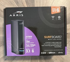 ARRIS SURFboard G18 DOCSIS 3.1 Wi-Fi 6 Cable Modem Router AX1800 NEW SEALED Modem price