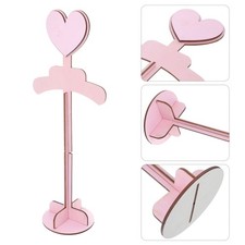 Pink Wooden Baby Clothes Display Stand Child T Shirt Rack For Vendors Baby Shirt price