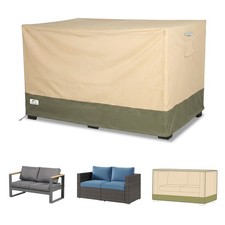 Aoodor Heavy Duty Patio Loveseat Cover 2-Seater Sofa Waterproof Couch Cover Loveseat price
