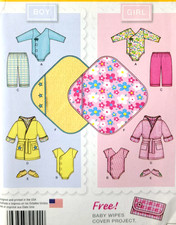 UC Simplicity 1042 Sew Pattern Baby Layette Robe Blanket Undershirt Wipes Cover Baby ondershirt price