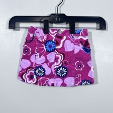 The Children's Place Pink Floral Retro Corduroy Baby Skort Skirt Size 6-9 Mth Baby Skirt price