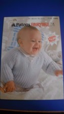 Patons D.K. Baby Sweater Knitting Pattern 7965 Baby trui price