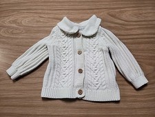 Rachel Zoe Baby Sweater 12M Cteam 100% Cotton Knit Wood Buttons Long Sleeve... Baby trui price
