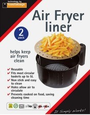 Reusable Air fryer Liner. Round & Square Fryers up to 5L . Non stick, 2pk Fryers price