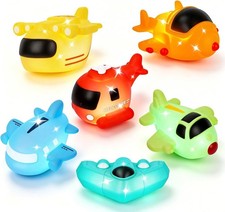 Baby Bath Toys, 6 Pack Planes Light Up Bath Toys, No Hole No Mould Bathtub Toy Baby bad Tub price