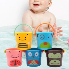 5 Pieces Baby Bath Shower Bucket Mini Cups for Newborn Girls Boys Bathroom Baby bad Tub price