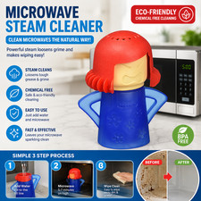 Angry Mama Microwave Steam Cleaner Kitchen Cleaning Tool Easy Grease Remover Steam Cookers price