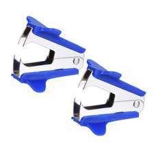 2 Pcs Staple Remover Tool, Staplers Puller Steel Jaw Office Home Desktop Blue Staple Remover price