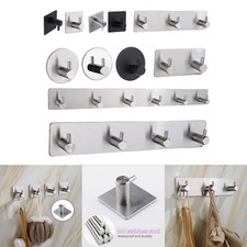 Hooks Heavy Duty Bathroom Hook Square Hook Room Easy Installation Clothes-hook Badkamer Hooks price