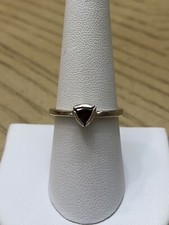 Vintage Shubes Sterling Silver 925 Signed Red Colored Stone Ring Size 8 Gekleurde steen Ring price