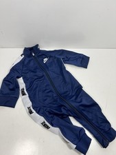 Nike Baby Tracksuit 6 Months Tricot Taping Long Sleeve Zip Up Navy Blue Baby trainingspak price