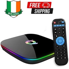 Q Plus Android Smart TV Box Quad Core 2.4GHz 6K UHD WiFi Media Player HDMI Media Player price