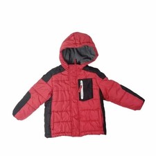Oshkosh Fleece Lined Boys Winter Red/Black Coat Sz 4 Jongens jas price