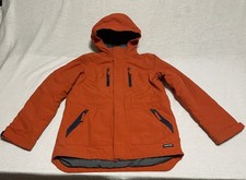Lands End Boys Youth Coat Jacket Squall Sz M 10-12 Orange NO LINER Jongens jas price