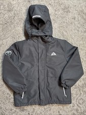 Outdoor Coat Boys Size 6 / 7 Winter Coat Black Fleece Lined Hooded Full Zip EUC Jongens jas price