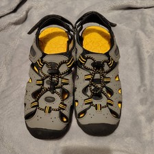 Khombu Water Shoes Kids Size 3 Outdoors Camp Hiking Sandals Gray Yellow Black Unisex kinderschoenen outdoor price