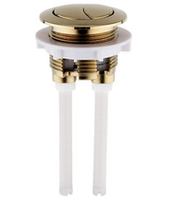 Brushed Brass Gold Toilet Push Button for Mechanical Top Flush Valve Dual Flush Flush Valve price