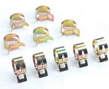 ID 3/8" inch 10mm Spring Band Clip 10 PCS Fuel Silicone Vacuum Hose Clamp Clamp price