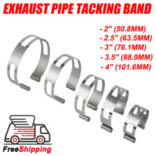 Exhaust Pipe Tacking Band Clamp-On For Welding Fabrication 2" to 4.0" ALL SIZES Clamp price