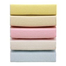 2 x Travel Cot Fitted Sheet, 95×65 cm/Playpen/Pack n Play/ 100% Jersey Cotton. Playpen Bed price