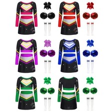 Kids Girls Set Flower Balls Skirt Playwear Outfits High School Uniform Socks Meisjessokken set price