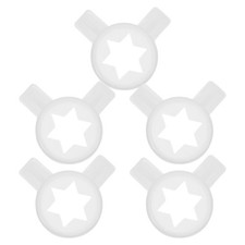 5Pcs Ice Cream Maker Replacement Nozzles White Plastic for Fast Installation IJsbereider price