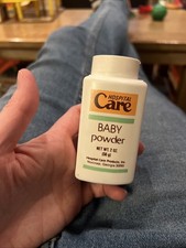 VTG Rare Hospital Care Baby Powder Talc 2 Ounces - Collector / Prop Half Full Baby Powder price