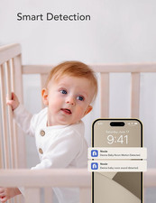 Nooie Baby Monitor Wifi, 2K Baby Monitor with Camera and Night Vision Video B... Baby monitor price