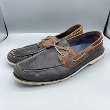 Sperry Top-Sider Leeward Boat Shoes Mens US 13M Navy Brown Upper Leather Preppy Heren bootschoenen price