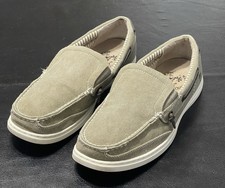 Margaritaville Mens 11 Boat Shoes Khaki Canvas Slip On Loafers Jimmy Buffett. Heren bootschoenen price