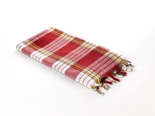 Pestemal Lendentuch Hamamtuch Saunatuch Plaid Handtuch Karo rot NEU Pestemal price