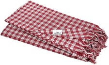 2 x Pestemal Lendentuch Hamamtuch Saunatuch Strandtuch Handtuch KARO bordeaux Pestemal price