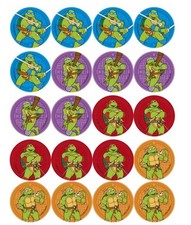 Ninja Turtles Shredder Essbar 12 Muffin Zuckermasse Tortenbild Tortenaufleger Papier Shredder price