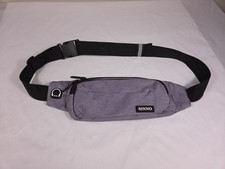 Sinno Crossbody Fanny Pack 4 Zipper Pockets Unisex Belt Bag Gray Unisex Riem Tas price