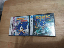 Sonic Rush & Sonic Colors Nintendo DS Lot of 2 Games With Manuals & Cases Nintendo spellen price