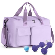 Fioretto Womens Gym Duffle Bag Shoes Compartment 30L Capacity Ideal For Travel Dames Sport Tas price