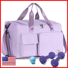 Fioretto Womens Gym Duffle Bag Shoes Compartment 30L Capacity Ideal For Travel Dames Sport Tas price