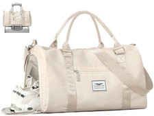 Fioretto Womens Gym Tote Duffle Bag Wet Pocket Shoe Compartment Sports Duffel Dames Sport Tas price