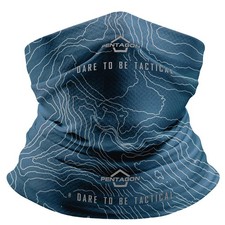 Pentagon Skiron Topographic Map Nekkap Heren Sjaal Snood Warm RAF Blue Heren Sjaal price