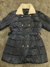 GIRLS ON FILM Puffer Coat Blue Sherpa Collar UK8/EU36 RRP £80 Meisjes Jas price