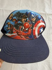 Marvel Avengers Snapback Hat Kids L/XL 8+ Captain America Spider-Man Kinder hoed price