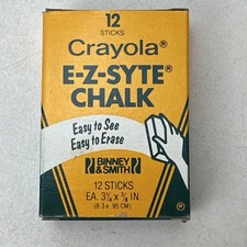 Binney & Smith Crayola E-Z-Syte Chalk Mellow Gold Color 1420 Vintage New Chalk price