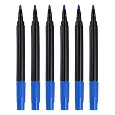 Chalk Board Marker Pens, 6 Pcs Liquid Chalk Markers Erasable, Dark Blue Chalk price
