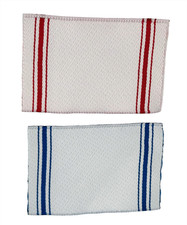 Dolls House Tea Towels Red & Blue Stripe Catering Style Cafe Kitchen Accessory Keuken textiel Set price