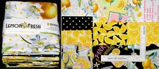 Lemon Fresh Kitchen Fabric Lemonade Cotton Fat Quarter Set (10 FQ) Benartex Keuken textiel Set price