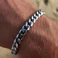 Heren Zilveren Dominante Roestvrij Armband Zilver Armband price