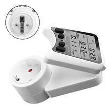 For Home Appliances Power Meter Socket 16A 3680W Max Load Two-tariff Measurement Huishoudelijke apparaten display / outlet price