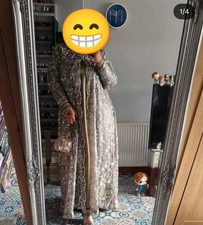 South Asian Wedding Party Dress Long with Sequins Size 18 Wedding jurk price